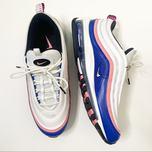 nike air max 97 white game royal pink